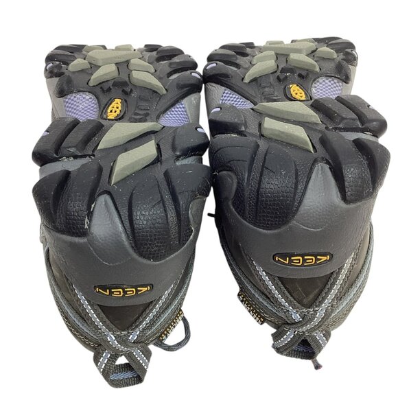 Keen Targhee ll Womens 7 Waterproof Leather Mesh Hiking Shoes Gray - Picture 8 of 11